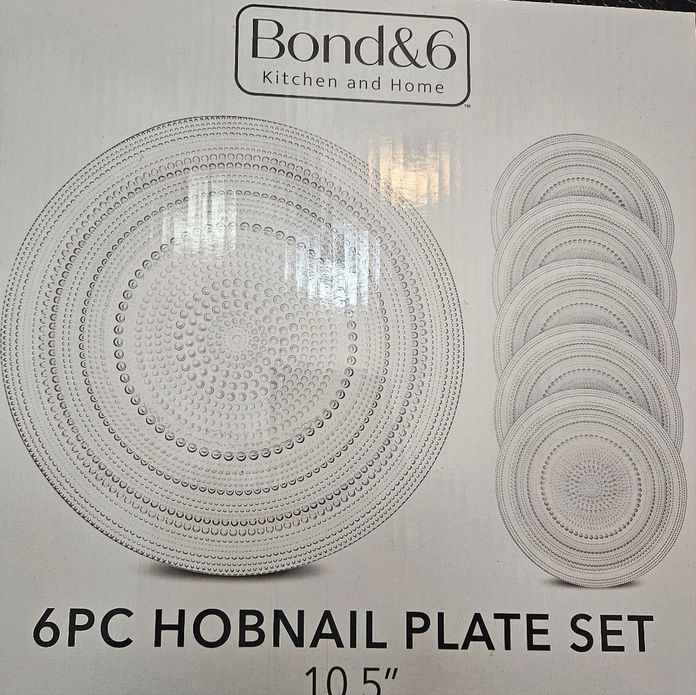 Bond&6 Hobnail Plate Set